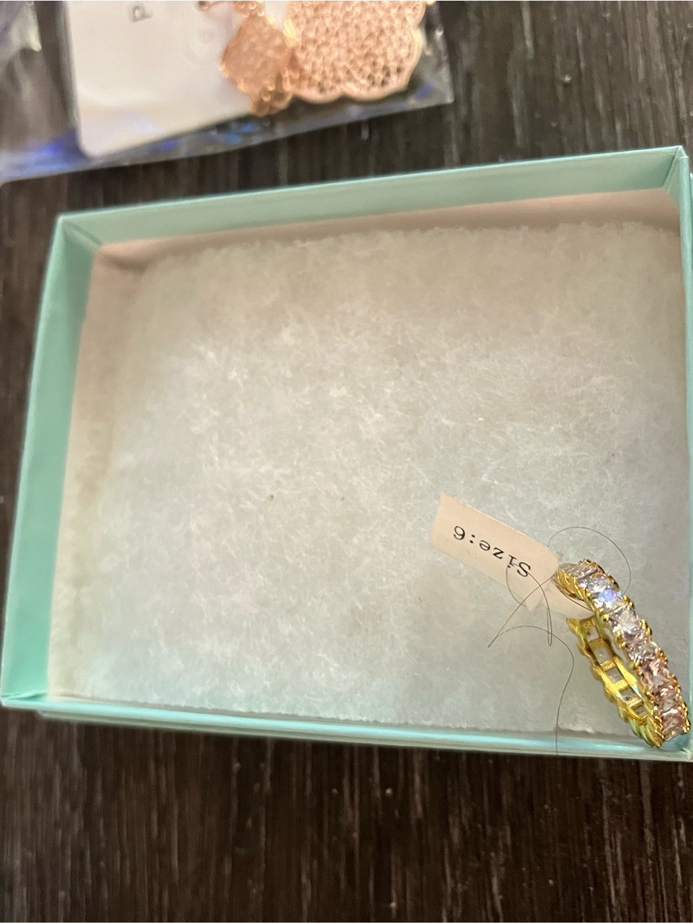 Park Lane Josie Ring Gold Baguette-Cut Eternity Ring